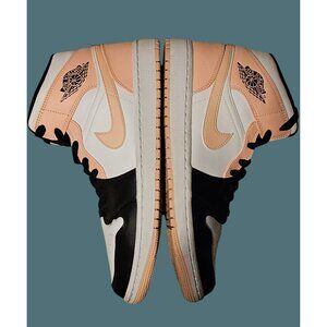 Nike Air Jordan 1 Mid White/Crimson Tint/Arctic Orange/Black Sneakers Men 9.5